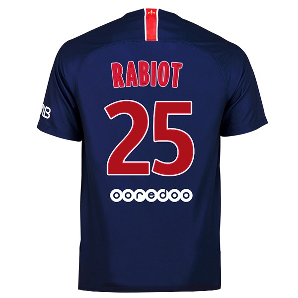 Maillot Football Paris Saint Germain Domicile Rabiot 2018-19 Bleu